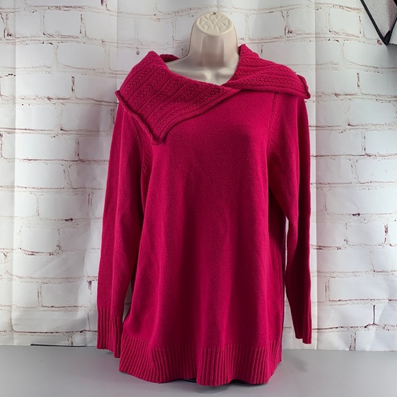 Fashion Bug Sweaters Fashion Bug Womens Plus Sweater Pink X New W